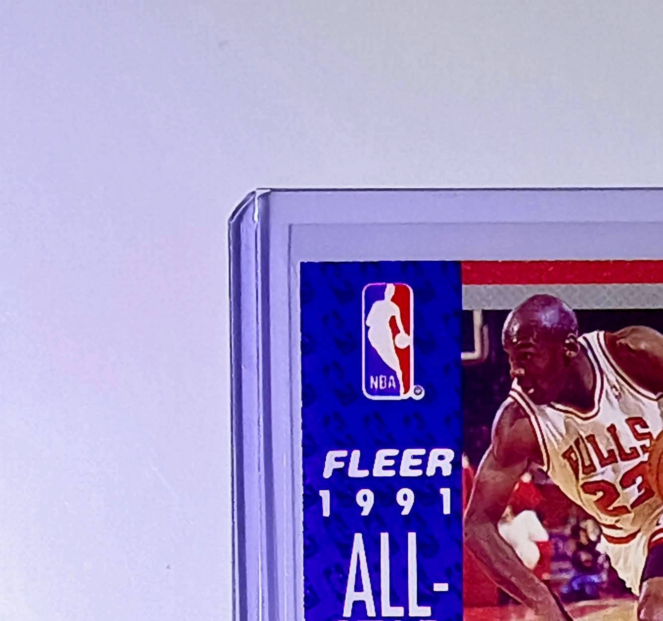 Michael Jordan 1991-92 Fleer All-Star Team #211 Basketball Card Chicago Bulls