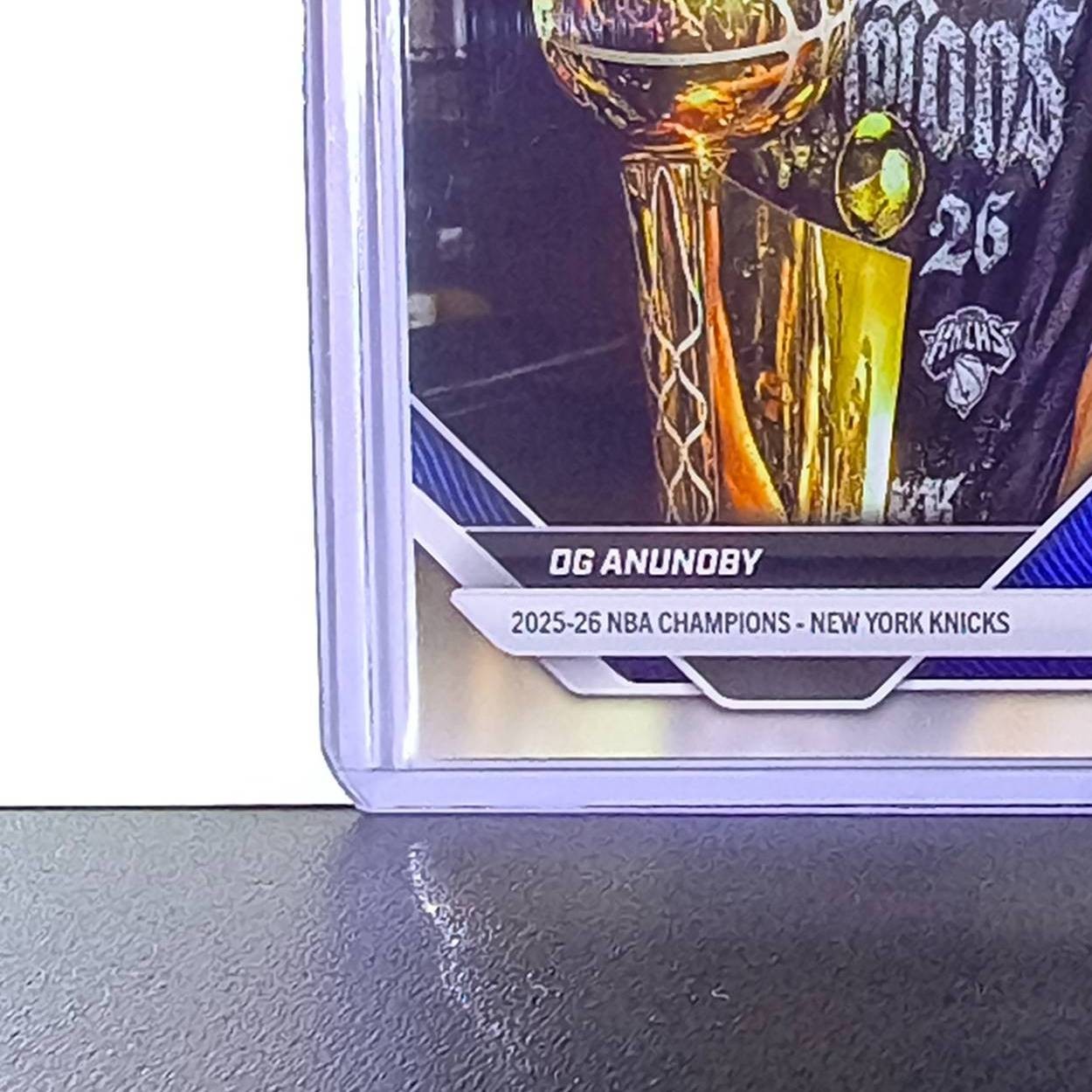 OG Anunoby 2026 Topps Now NBA Champions #C3-SP Card New York Knicks