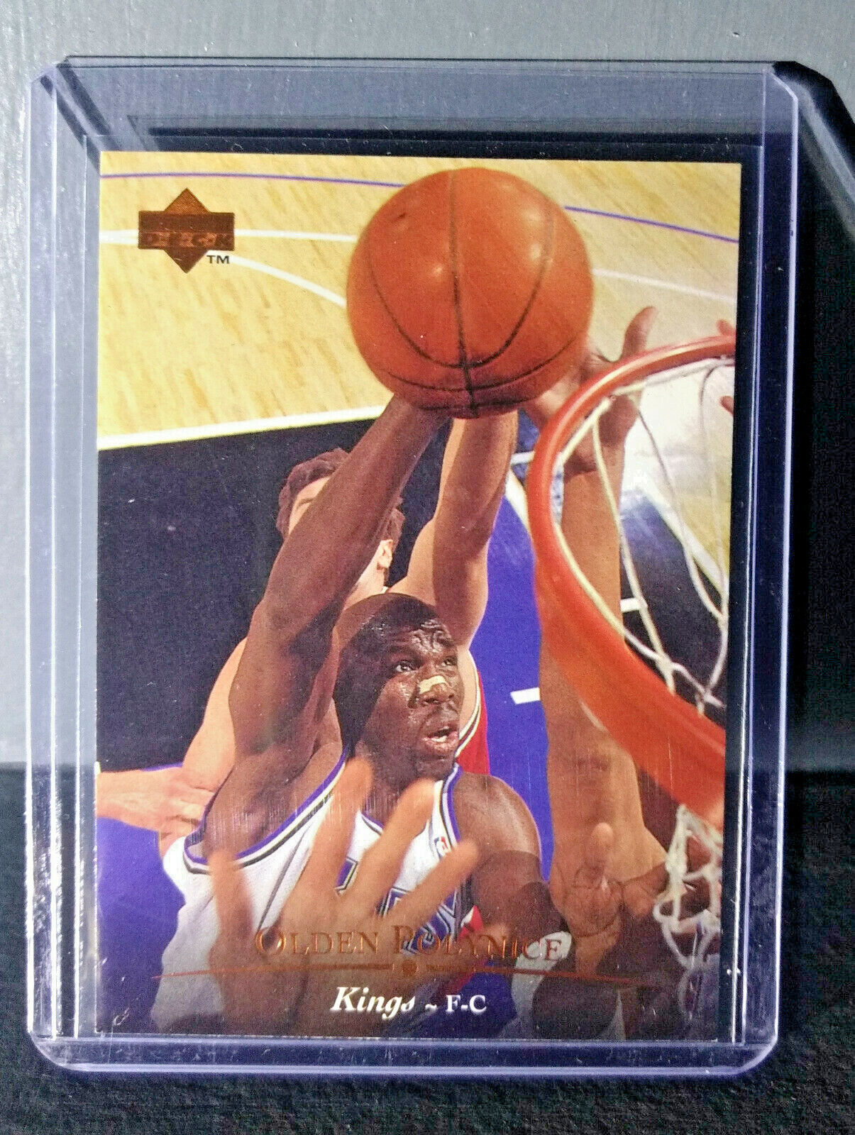 1995-96 Upper Deck Olden Polynice #119 Basketball Card