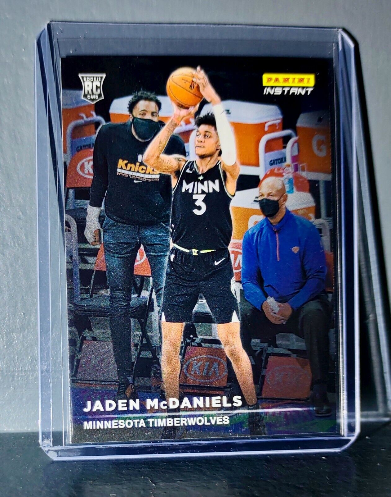 Jaden McDaniels Rookie Spotlight 2020-21 Panini NBA #27 Card 1 of 1397