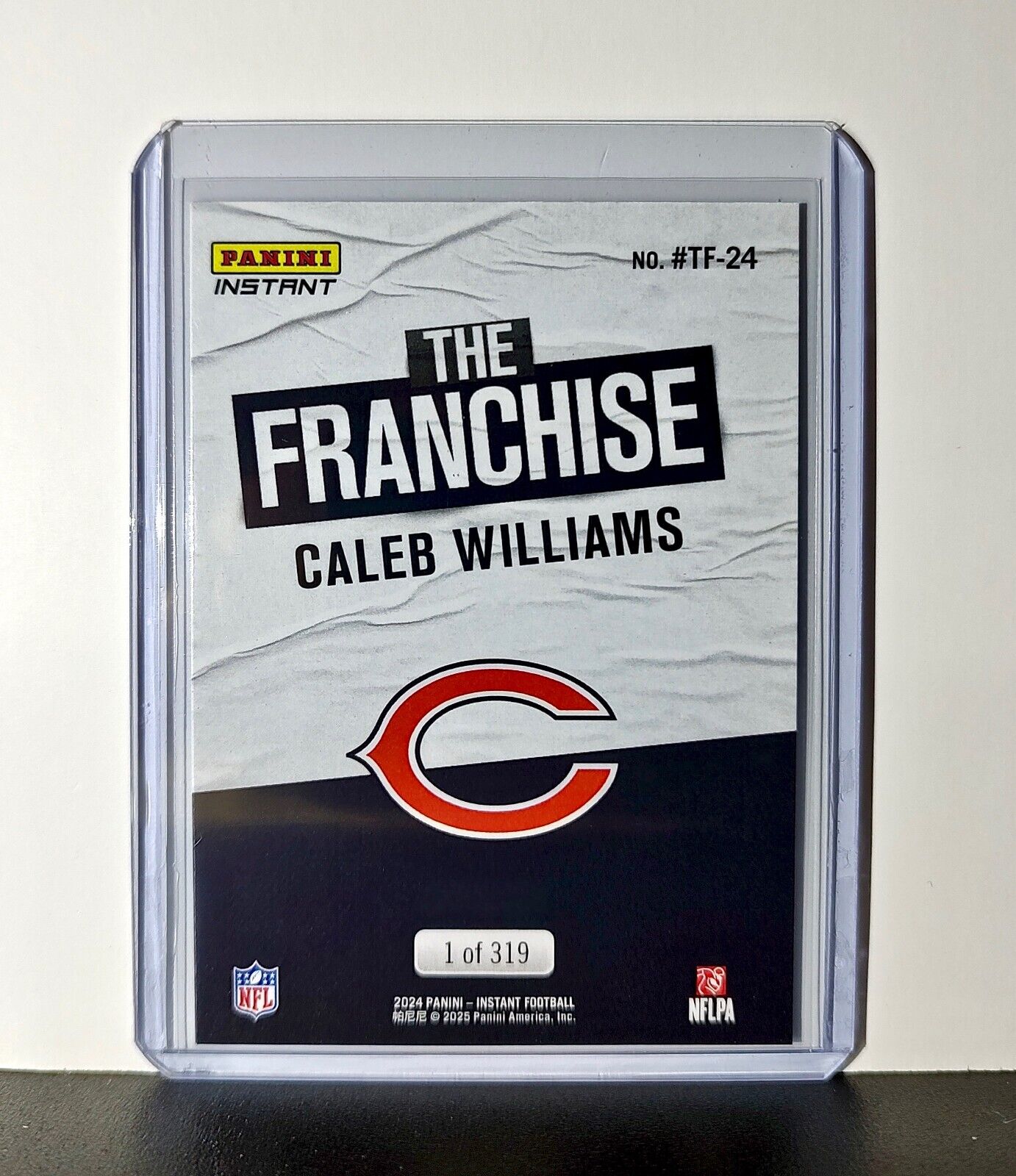 Caleb Williams Rookie 2024 Panini The Franchise NFL #24 Football Bears 1 of 319