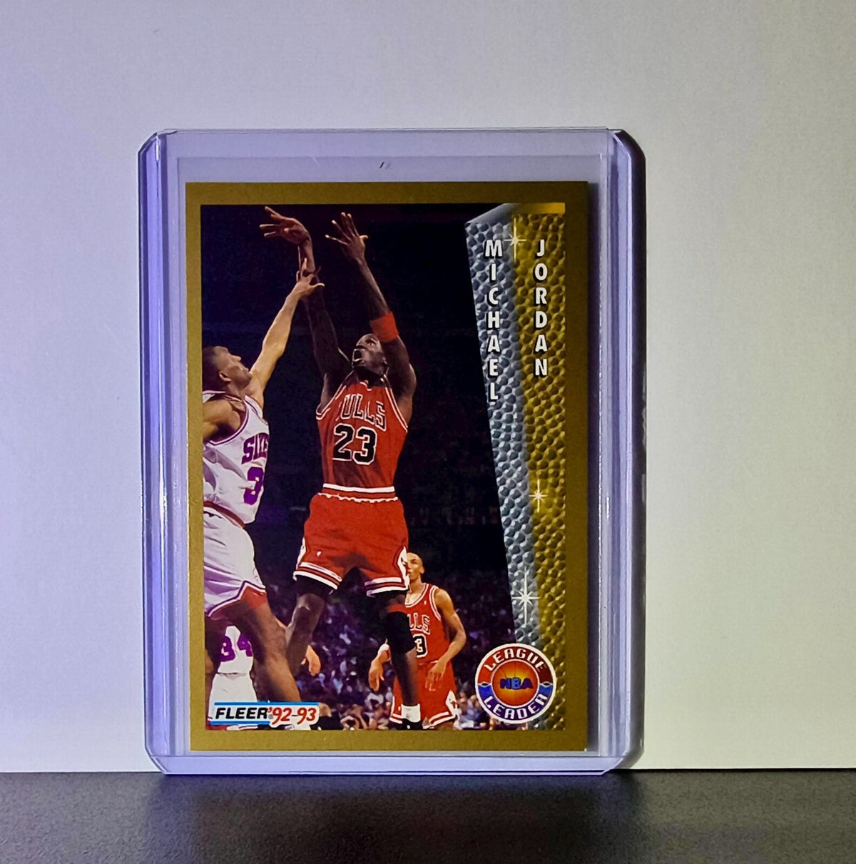 Michael Jordan 1992-93 Fleer League Leader #238 Basketball Card Chicago Bulls