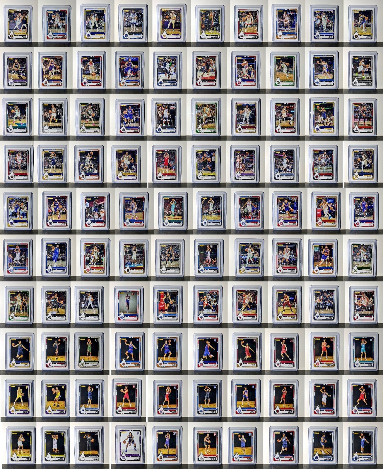 2024-25 Panini NBA Sticker Collection Complete 100 Basketball Card Set