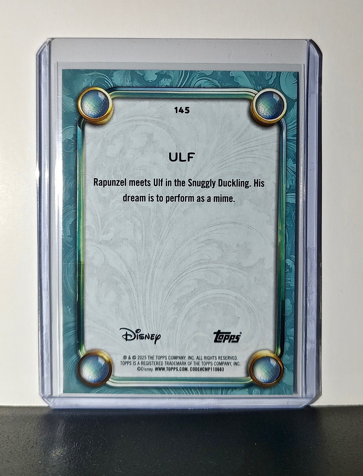 Ulf 2025 Topps Disney Wonder #145 Diamond Card Tangled