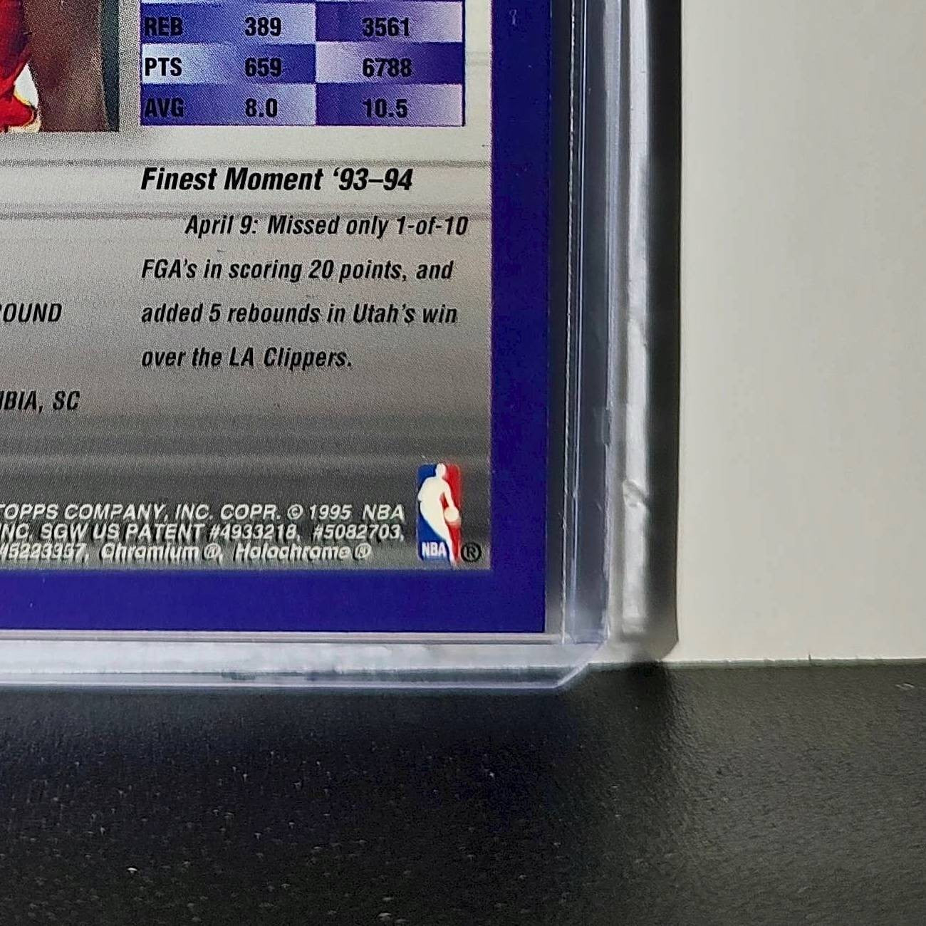 Tyrone Corbin 1994-95 Topps Finest #198 Basketball Card