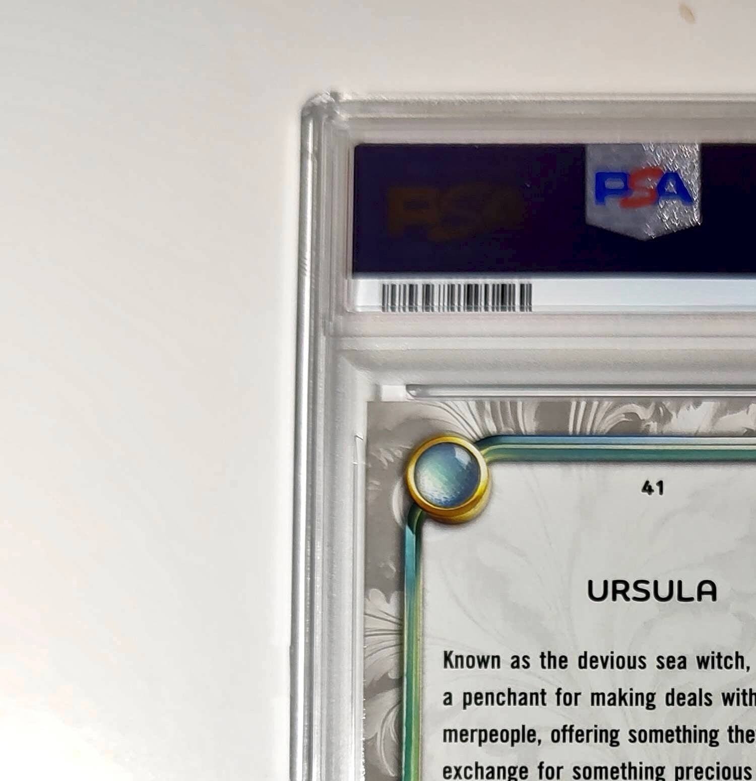 Ursula 2025 Topps Disney Wonder #41 Winter Variant Card The Little Mermaid PSA 8