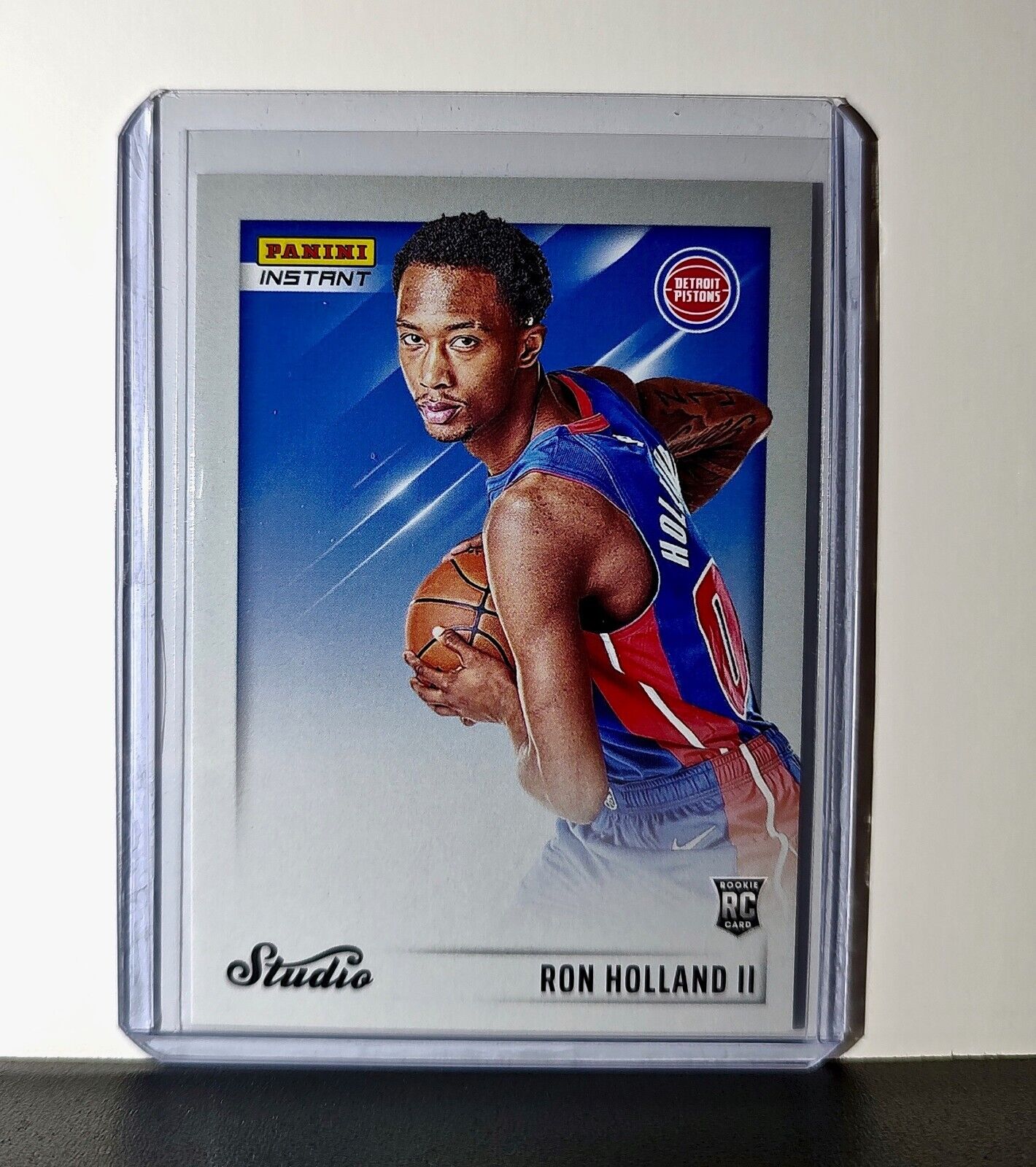 Ron Holland II 2024-25 Panini NBA Studio #33 Rookie Card Detroit Pistons 1/275