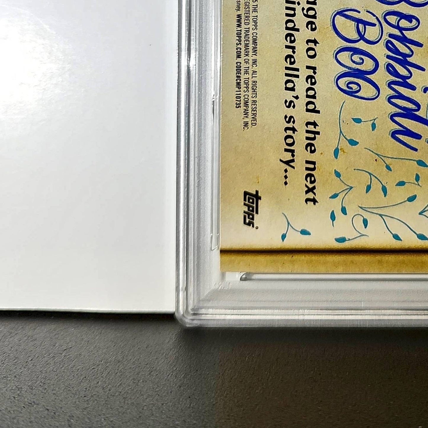 A dream is a wish your heart makes 2025 Topps Disney #C75-2 Cinderella PSA 9