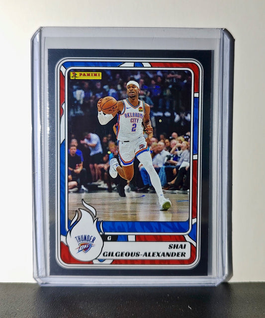 Shai Gilgeous-Alexander 2024-25 Panini NBA #2 Foil Sticker Card Thunder