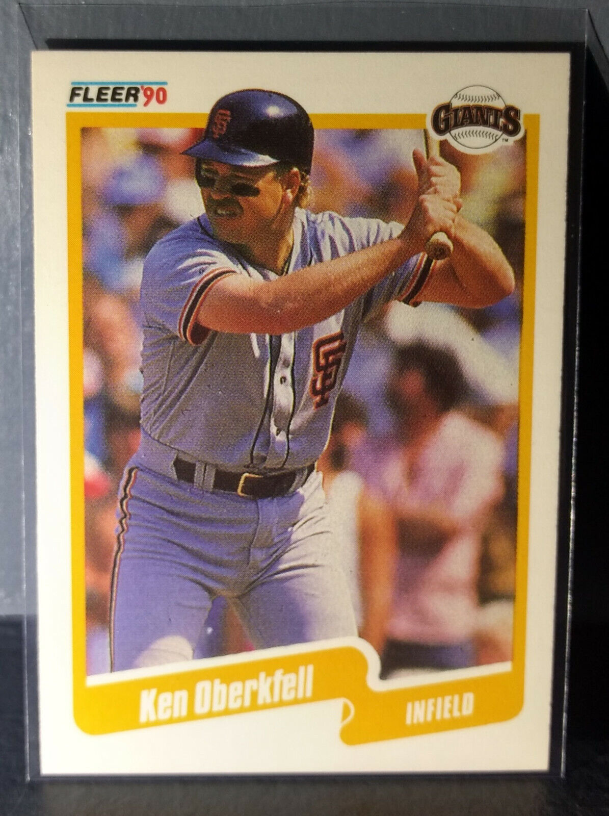 1990 Ken Oberkfell Fleer Baseball Card #67