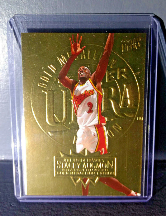 1995-96 Stacey Augmon Fleer Ultra Gold Medallion #1 Basketball Card