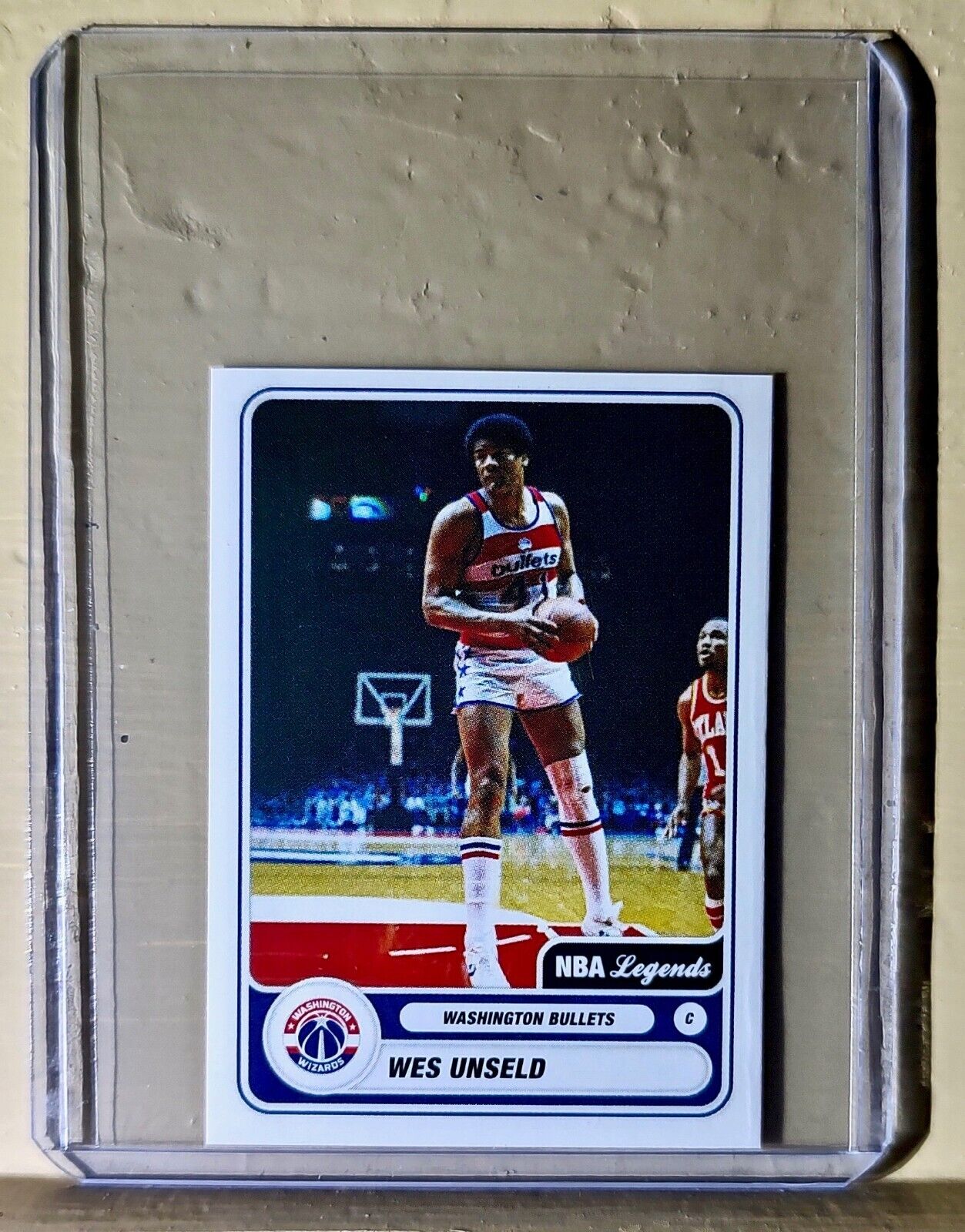 2023-24 Wes Unseld Panini NBA Basketball #498 Sticker NBA Legends