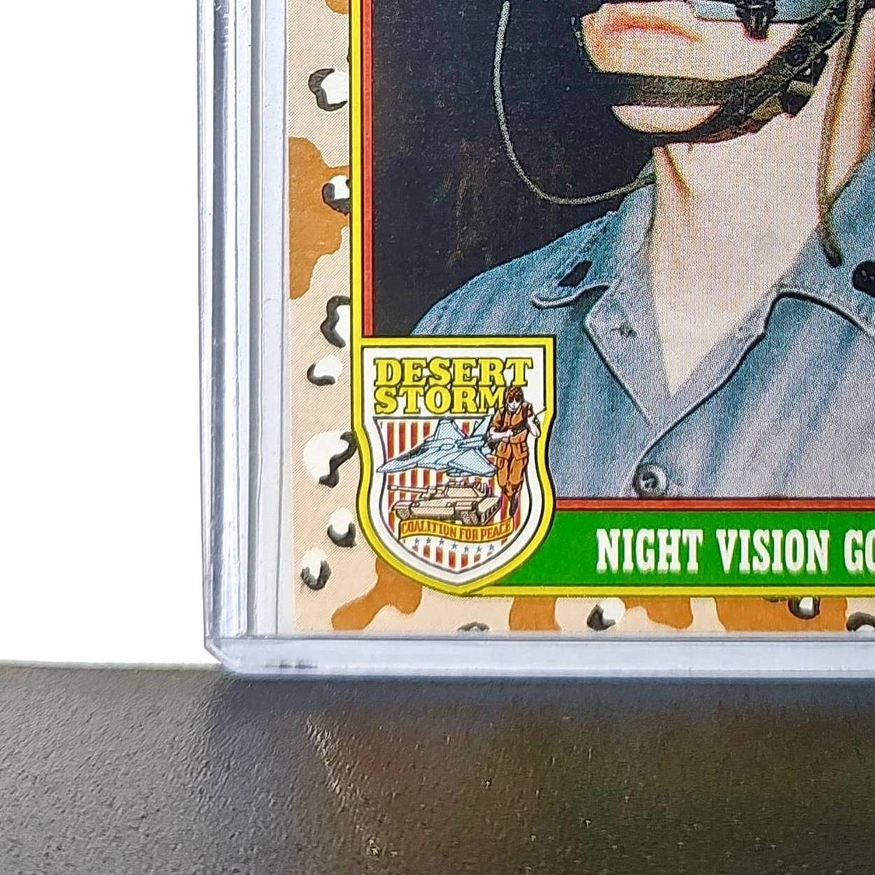 Night Vision Goggles 1991 Topps Desert Storm #63 Card