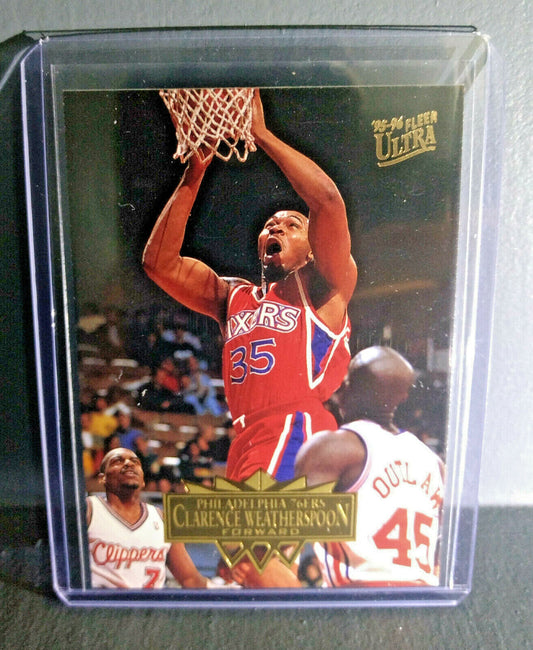 1995-96 Clarence Weatherspoon Fleer Ultra #135 Basketball Card