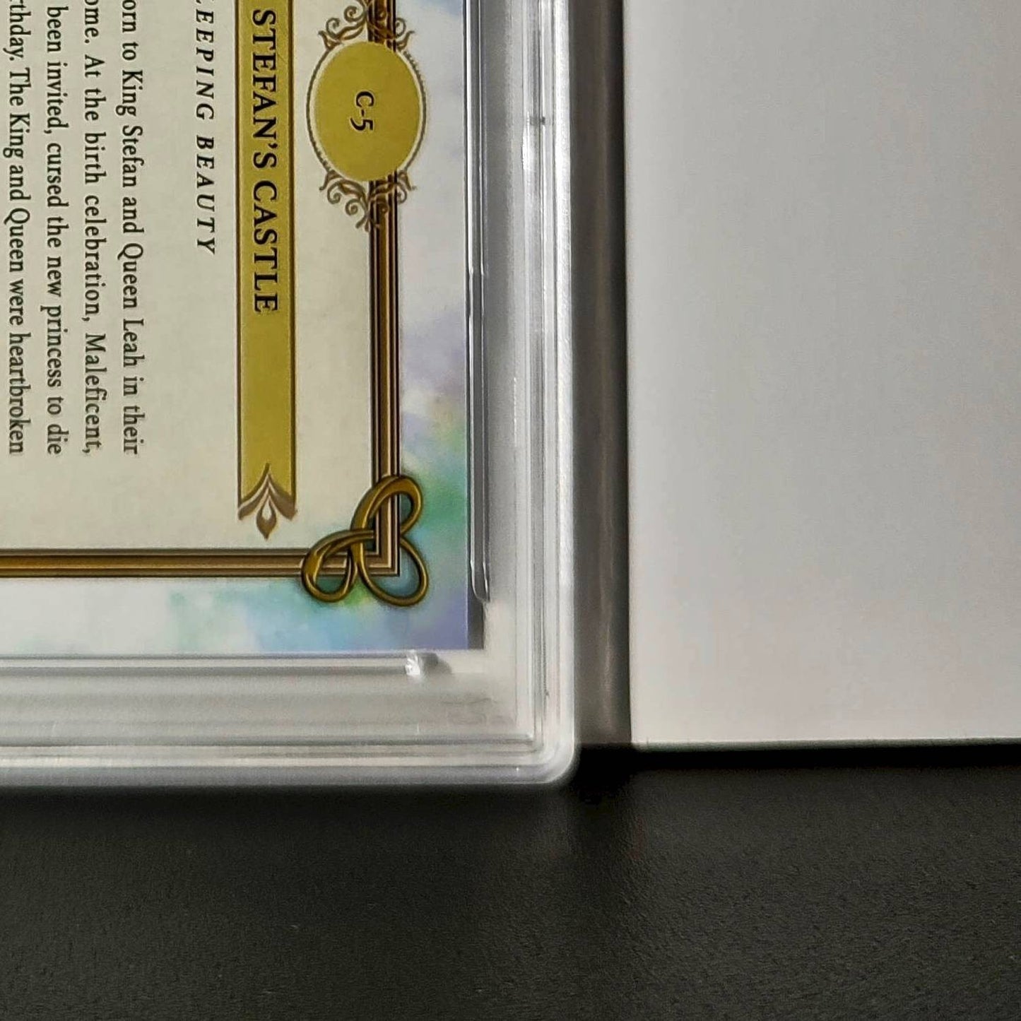King Stefan's Castle 2025 Topps Disney #C-5 Card Sleeping Beauty PSA 9