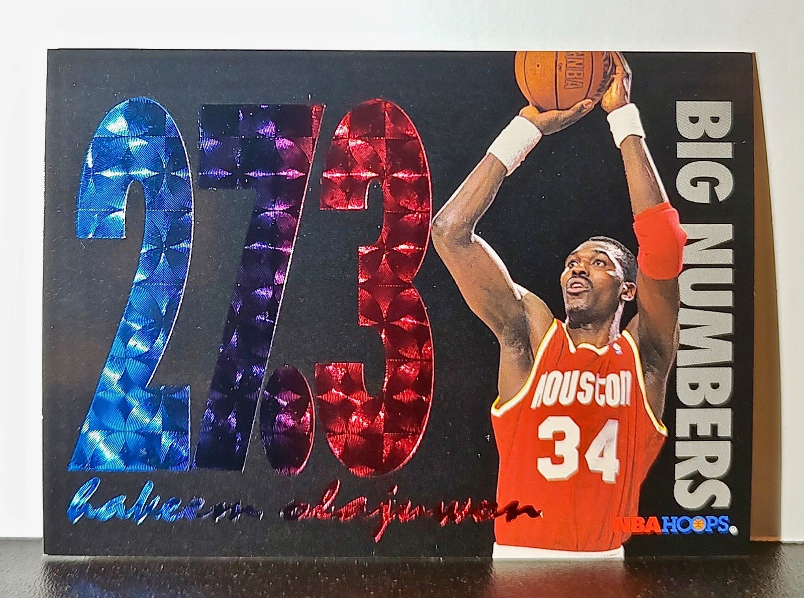 1994-95 Skybox NBA Hoops Big Numbers Cards Set of 12 with Acrylic Display