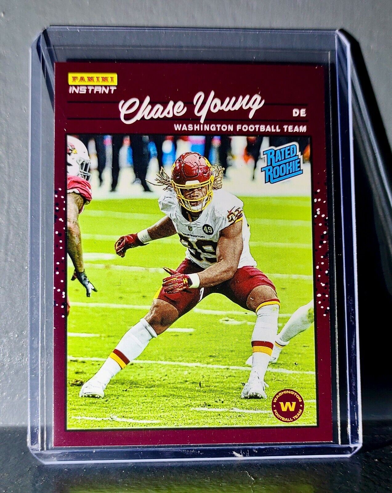 Chase Young 2020 Panini NFL Rated Rookie Retro #2 Rookie Football Card 1/2044