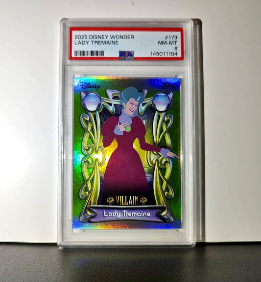 Lady Tremaine 2025 Topps Disney Wonder #173 Card Cinderella PSA 8 NM-MT