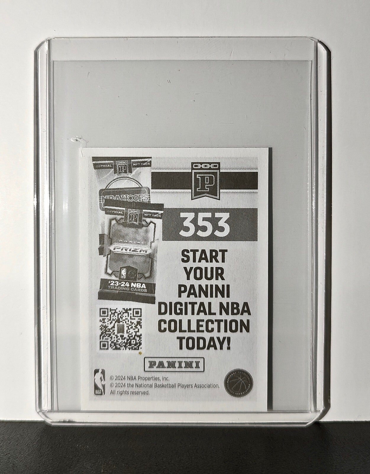 Logo 2024-25 Panini NBA #353 Sticker Card Los Angeles Clippers