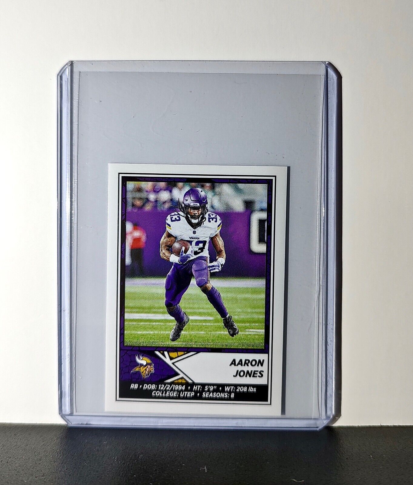 Aaron Jones 2024 Panini NFL Sticker #412 Minnesota Vikings