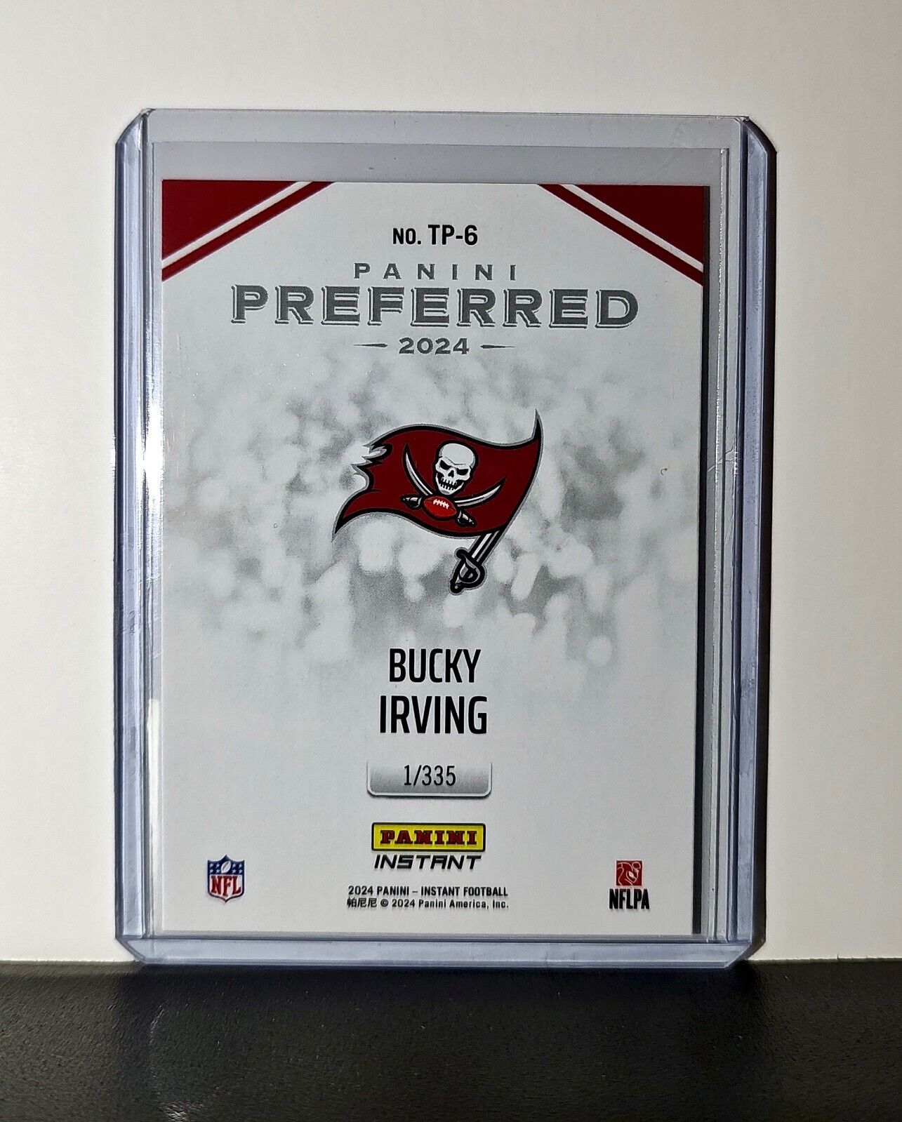 Bucky Irving 2024 Panini Preferred NFL #6 Rookie Card Buccaneers 1/335