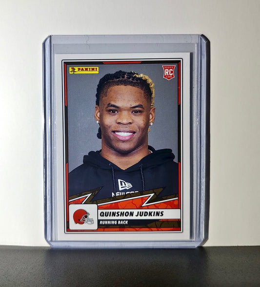 Quinshon Judkins Rookie 2025 Panini NFL #83 Sticker Card Cleveland Browns