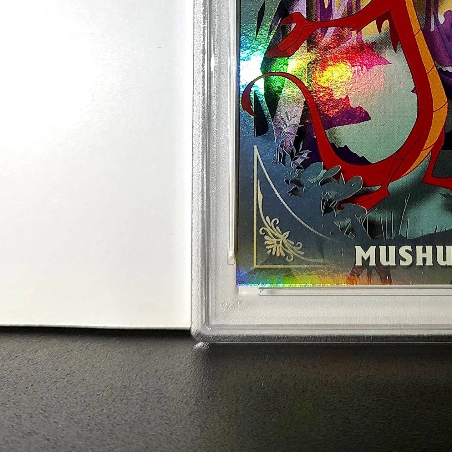 Mushu 2025 Topps Disney #FF-16 Furry Friends Card Mulan PSA 8