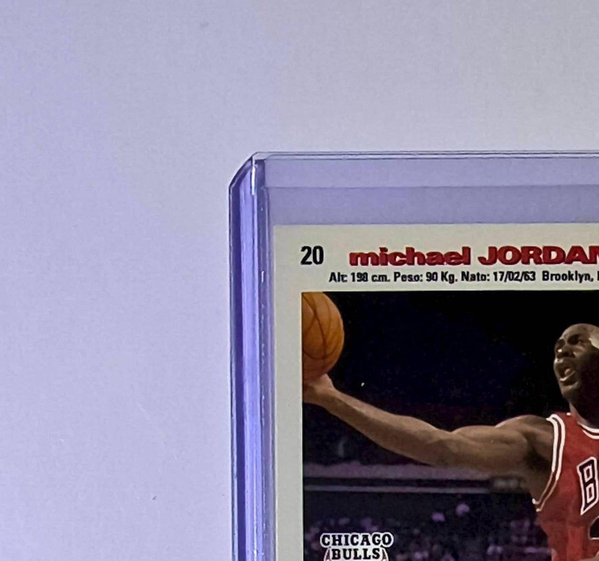 Michael Jordan 1995-96 Upper Deck Collector's Choice #20 Card Chicago Bulls
