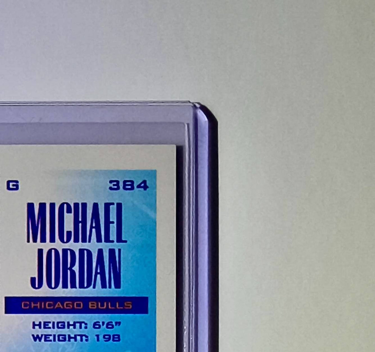 Michael Jordan 1993-94 Topps Reigning Scoring Leader #384 Card Chicago Bulls