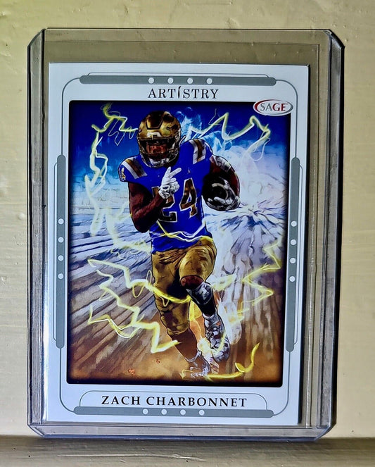 Zach Charbonnet 2023 SAGE NFL Artistry Football #127 Card