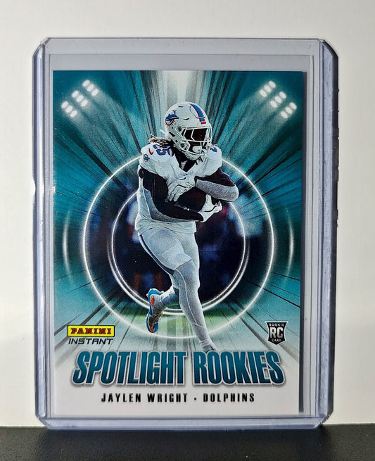 Jaylen Wright Rookie 2024 Panini Spotlight Rookies NFL #11 Dolphins 1 of 1426
