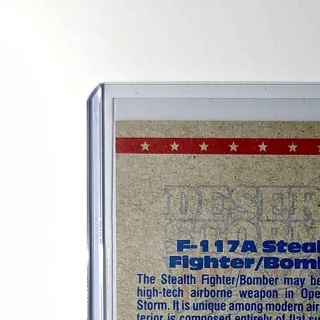 F-117A Stealth Fighter 1991 Topps Desert Storm #21 Card