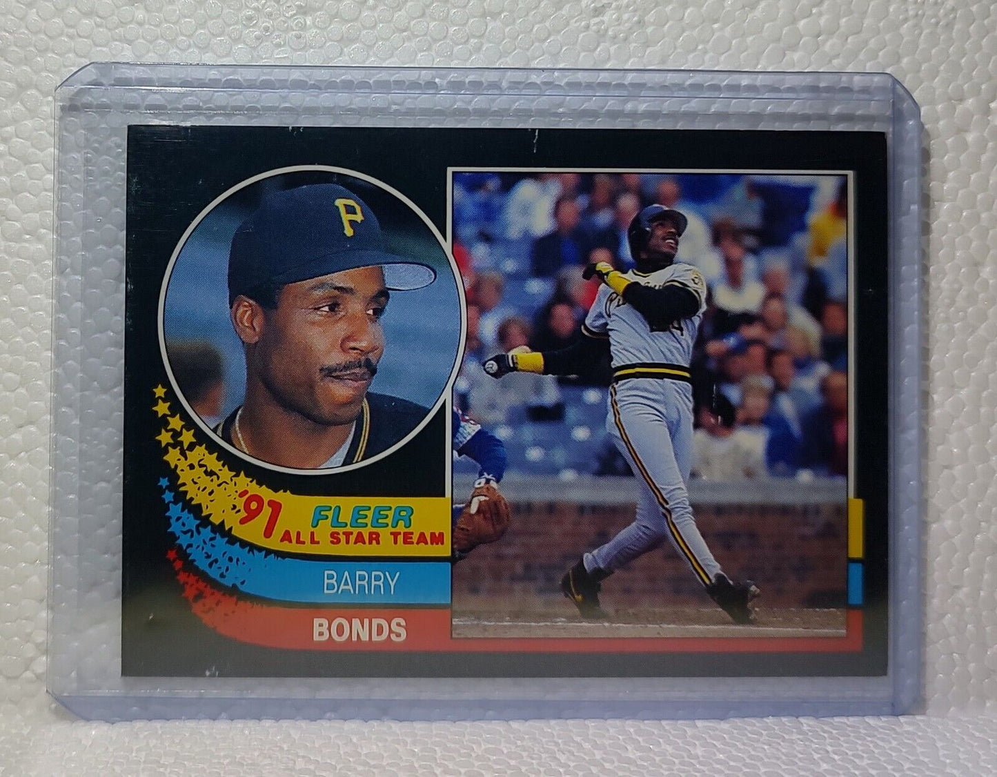 Barry Bonds 1991 Fleer MLB All Star Team #5 Baseball Card Pittsburgh Pirates 