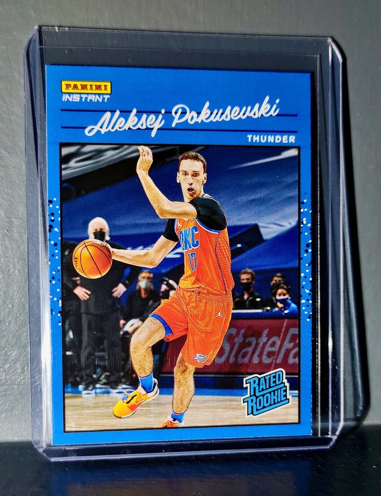 Aleksej Pokusevski 2020-2021 Panini NBA #17 Rated Rookie Retro Card 1/3558