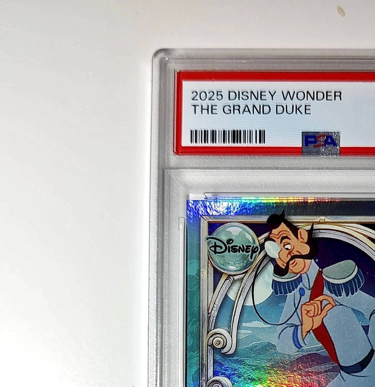 The Grand Duke 2025 Topps Disney Wonder #113 Diamond Card Cinderella PSA 9