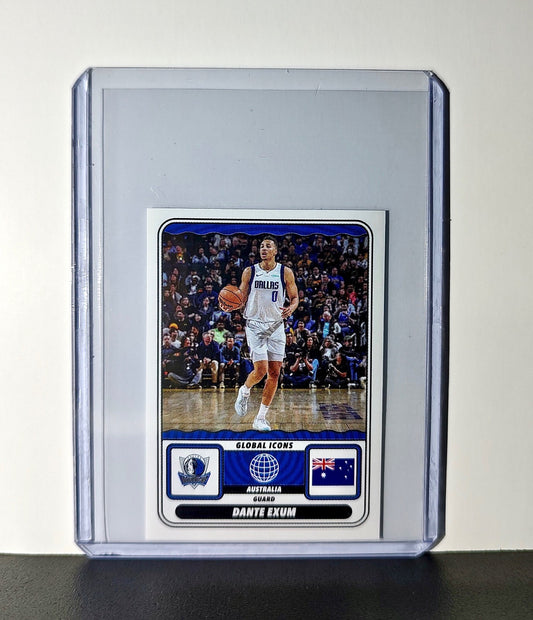 Dante Exum Global Icons 2024-25 Panini NBA #75 Sticker Card Dallas Mavericks