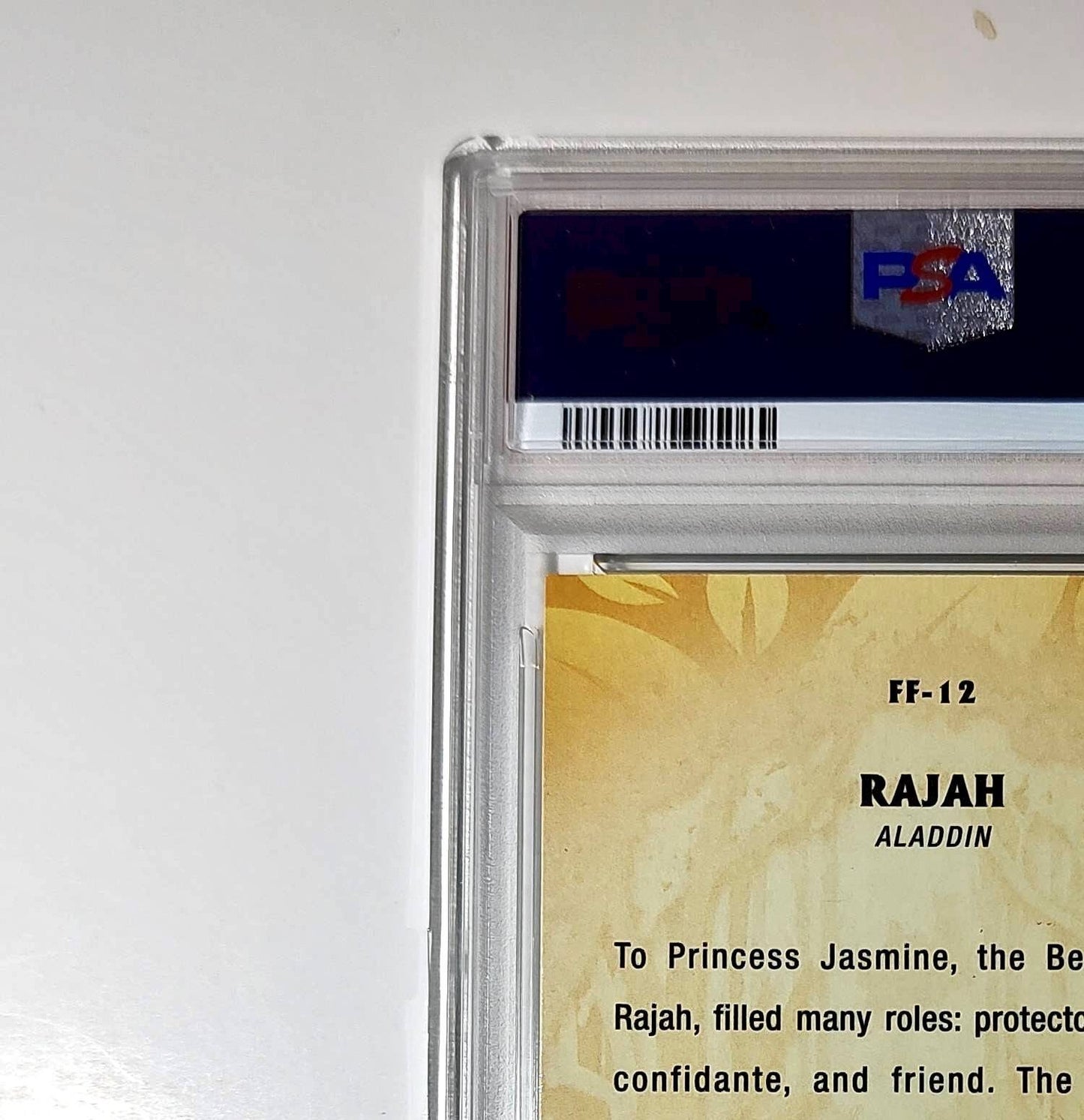 Rajah 2025 Topps Disney #FF-12 Furry Friends Card Aladdin PSA 9 MT