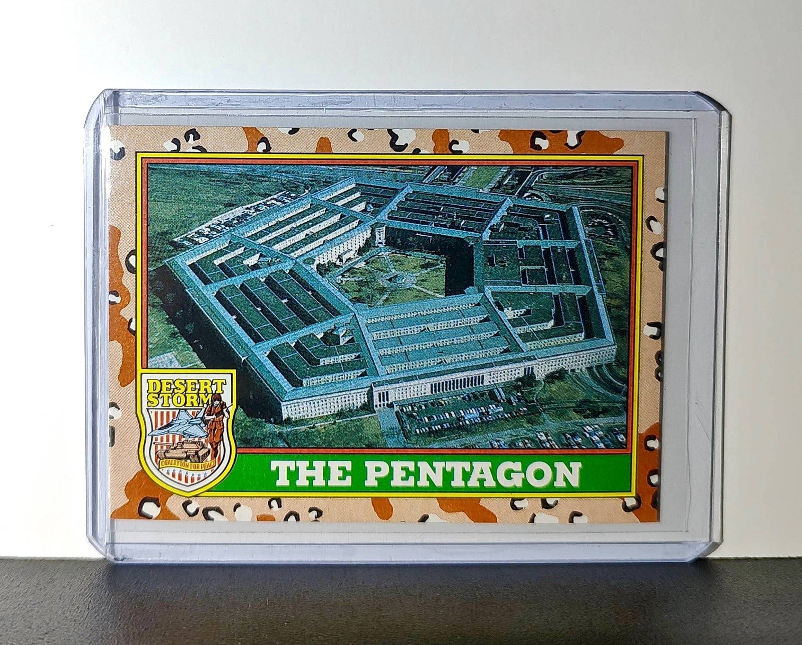The Pentagon 1991 Topps Desert Storm #87 Card