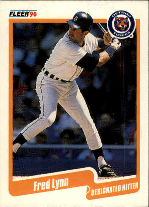 1990 Fred Lynn Fleer Baseball Card #609