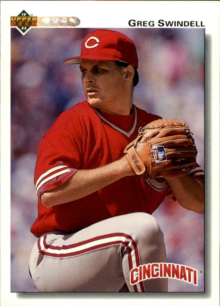 Greg Swindell 1992 Upper Deck MLB #765 Baseball Card Cincinnati Reds