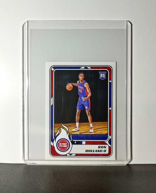 Ron Holland II Rookie 2024-25 Panini NBA #185 Sticker Card Detroit Pistons