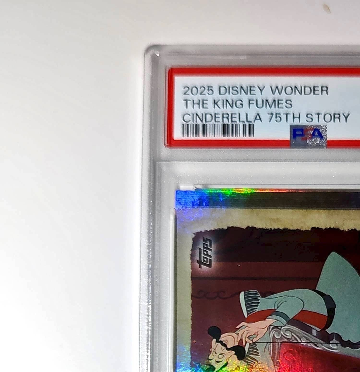 The King fumes! 2025 Topps Disney #C75-15 PSA 10 Gem Mint