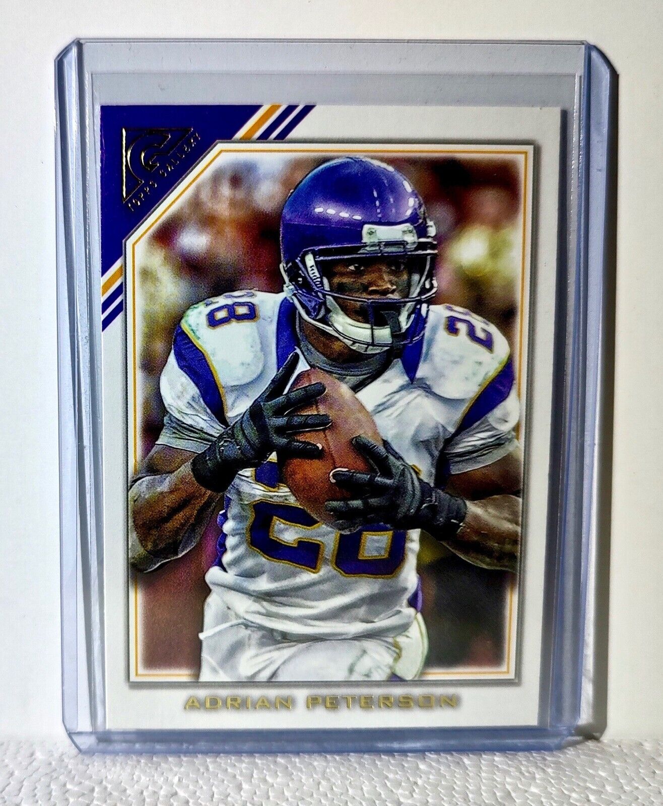 Adrian Peterson 2023 Topps Gallery NFL #399 Football Card Minnesota Vikings