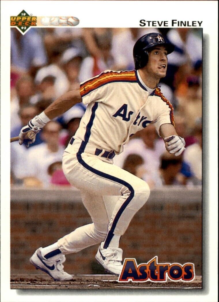 Steve Finley 1992 Upper Deck MLB #368 Baseball Card Houston Astros