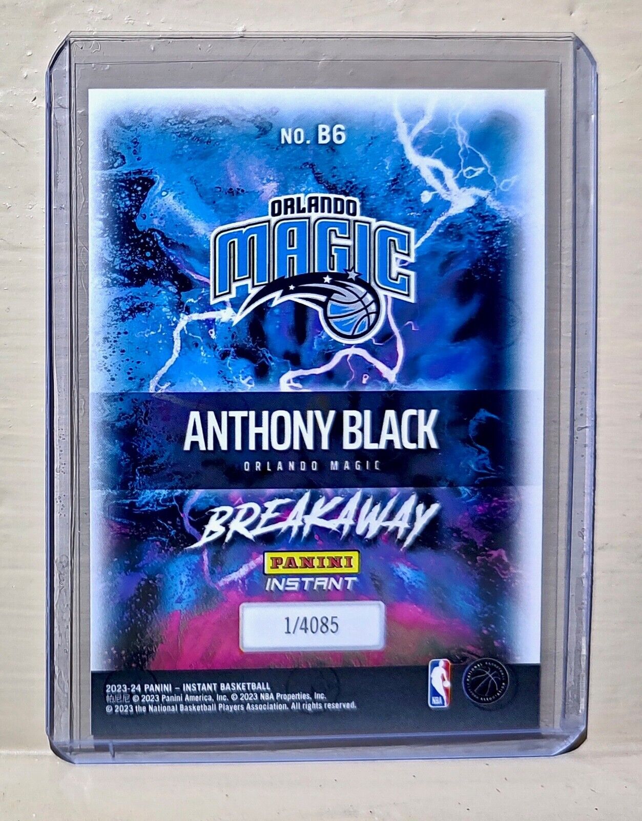 Anthony Black 2023-24 Panini NBA Breakaway Basketball #6 Rookie Card 1 of 4085