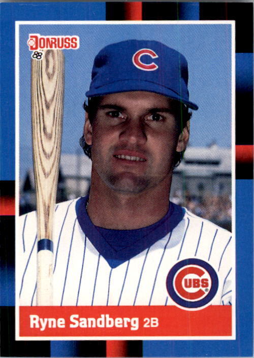 1988 Ryne Sandberg Donruss Baseball Card #242