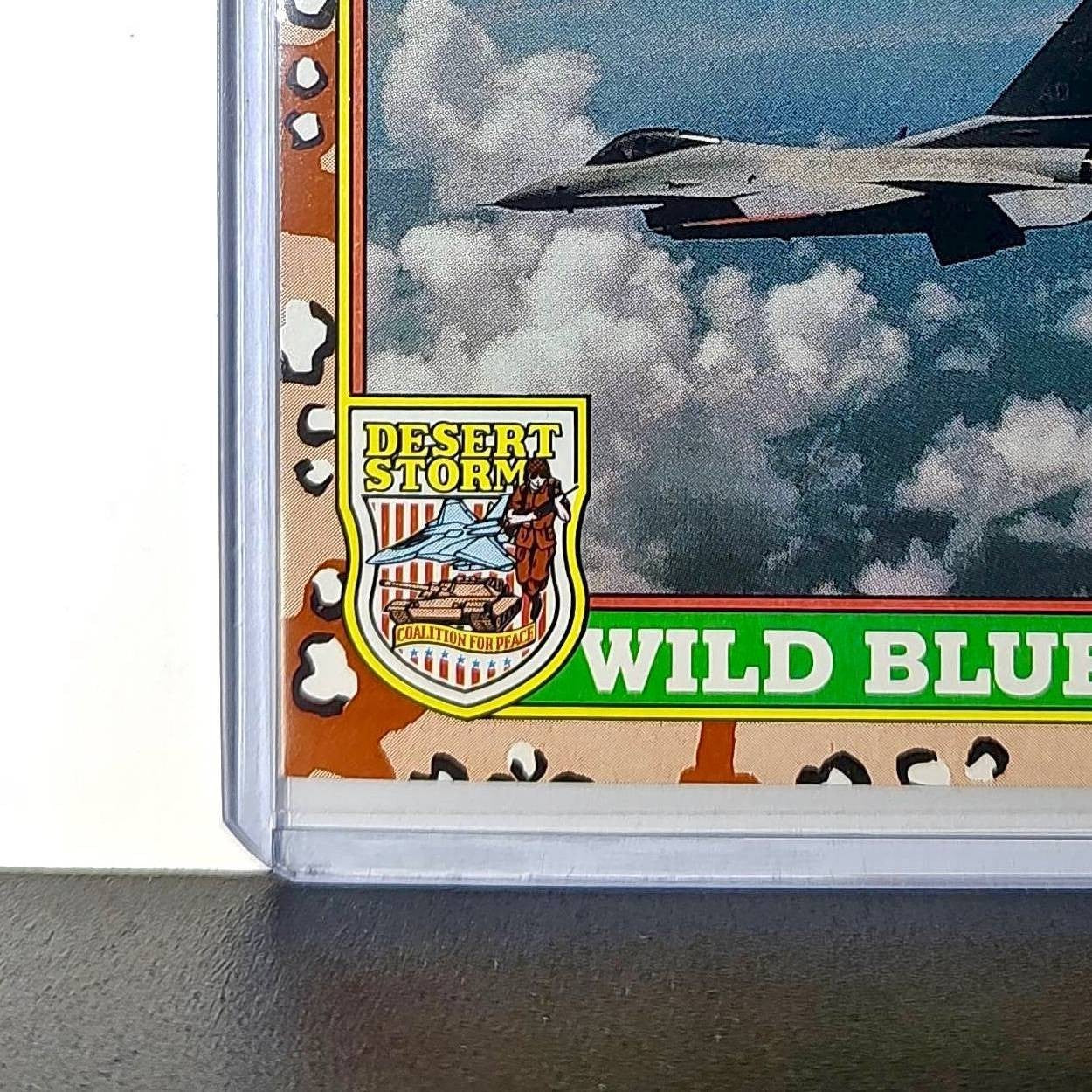 Wild Blue Yonder 1991 Topps Desert Storm #30 Card