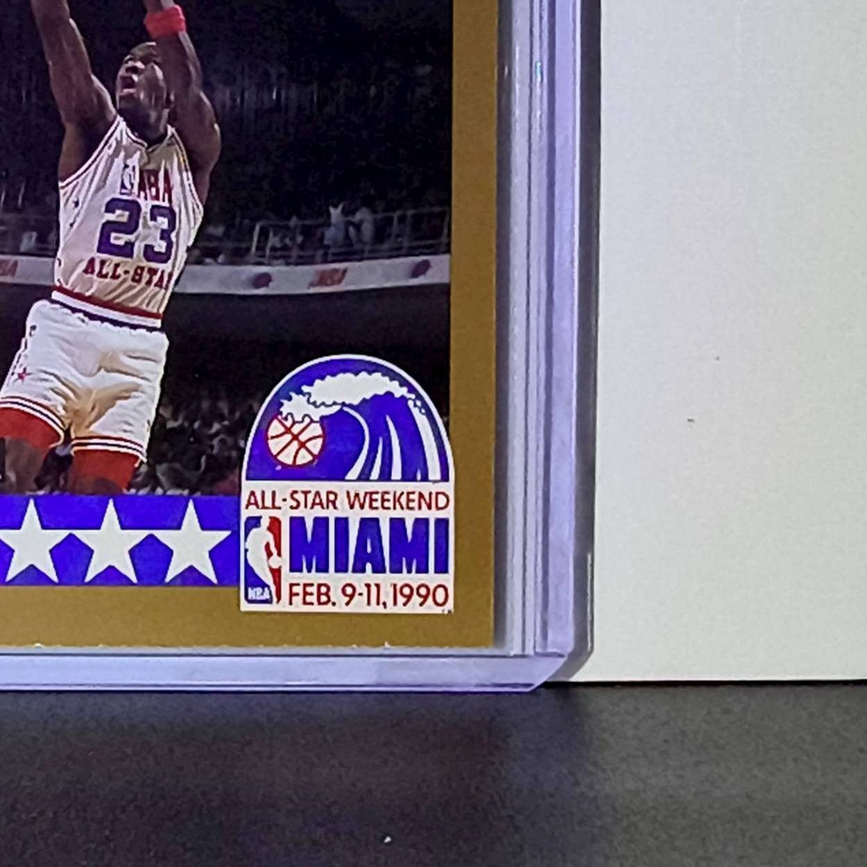 Michael Jordan 1990-91 NBA Hoops All-Star #5 Basketball Card Chicago Bulls