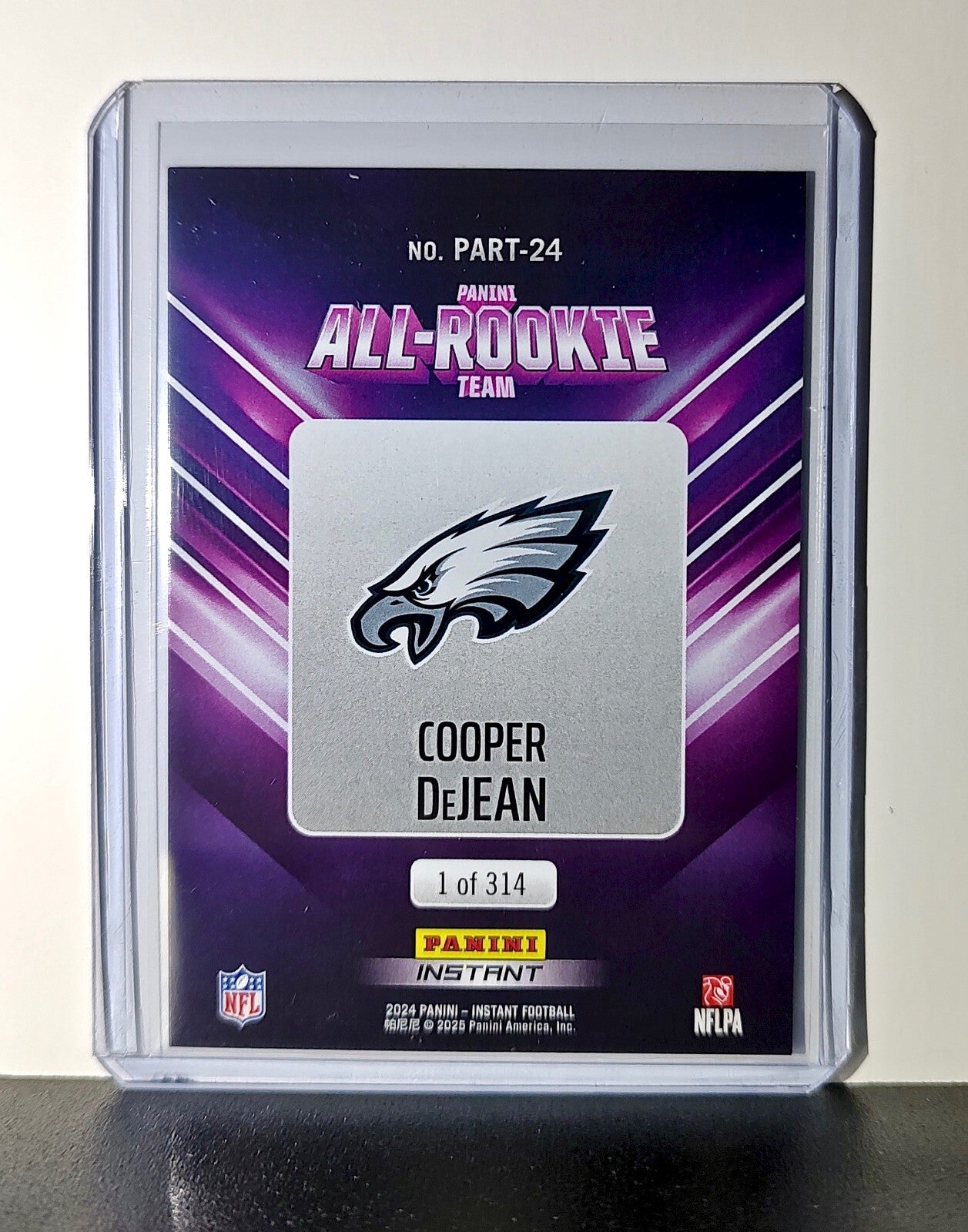 Cooper DeJean Rookie 2024 Panini NFL #24 All-Rookie Card Eagles​ ​1 of 314