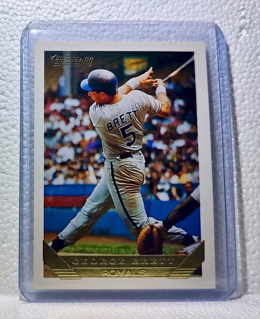 George Brett 1992 Topps Gold MLB #397 Baseball Card Kansas City Royals